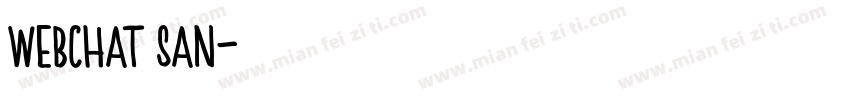 webchat san字体转换